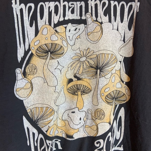The orphan the poet 2XLarge black graphic vintage T-shirt - Picture 1 of 4